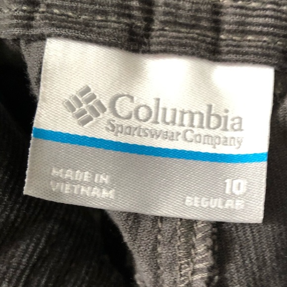 Columbia straight leg corduroy pants in dark gray - Picture 5 of 6